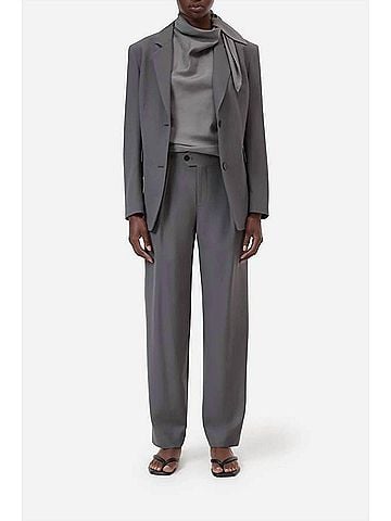 Closed Mawson Straight-Leg Trouser Pant in Led Grey (view 2)