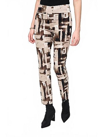 Joseph Ribkoff Slim Fit Full Length Trousers in Vanilla (view 2)