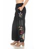 Johnny Was Graphic Black Drawstring Hem Cargo Pant in Malory Size XL - photo 3