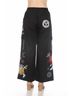 Johnny Was Graphic Black Drawstring Hem Cargo Pant in Malory Size S - photo 4