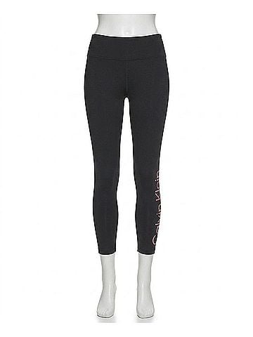 Calvin Klein Women's Performance High Rise 7/8 Leggings in Black/Brandied Apricot (view 1)