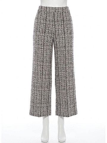 Lyssé Erin Hi Waist Leg Neoprene Pants in Lush Tweed Texture (view 1)