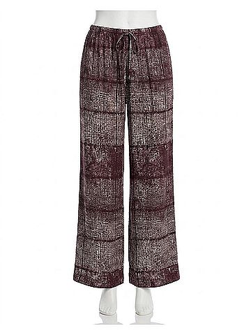 Bella Dahl Wide Leg Pants in Asilah Textured Prnt (view 1)