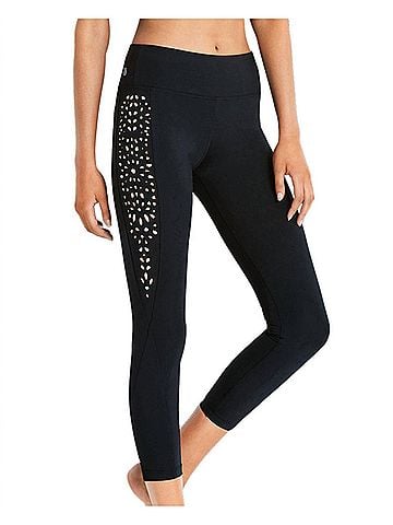 Seafolly Temple Lasercut Legging in Sea Black (view 2)