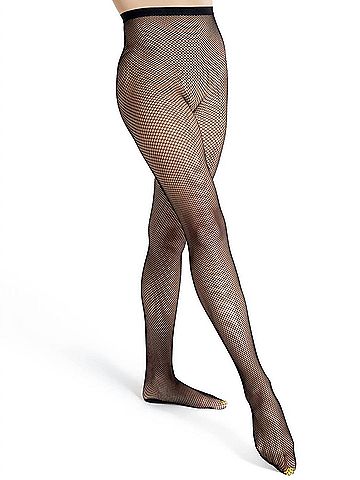 Capezio Women's Professional Fishnet Seamless Tight - 3000 in Black (view 2)