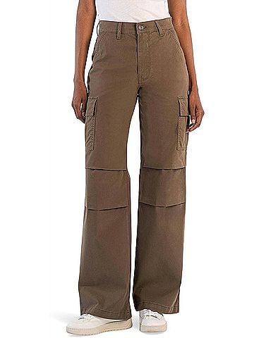 Kut from the Kloth Miller Wide Leg Jean in Oregano (view 2)