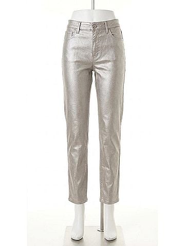 Bella Dahl Lennon Straight Leg Jeans in Silver (view 1)