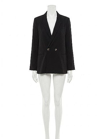 Hatch Soft Tailored Twill Blazer in Black (view 1)