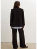 Hatch Solid Black Soft Tailored Twill Blazer in Black Size 2 - photo 3