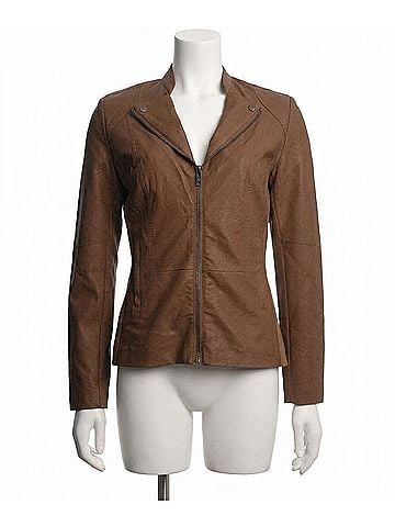 Kut from the Kloth Women's Aniya Moto Jacket in Camel (view 1)