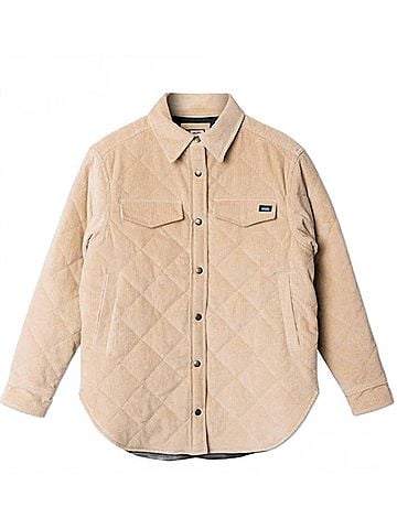 Kavu Camp Lite Corduroy Jacket in Irish Creme (view 1)