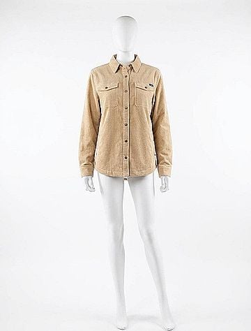 Kavu Camp Lite Corduroy Jacket in Irish Creme (view 2)