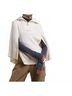 Echo Solid Black Texture Knit Cape in Vanilla One size - photo 2