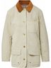 Veronica Beard Solid Brown Abbas Chore Jacket in Light Oat Size S - photo 1
