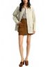 Veronica Beard Solid Brown Abbas Chore Jacket in Light Oat Size S - photo 3