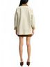 Veronica Beard Solid Brown Abbas Chore Jacket in Light Oat Size S - photo 4