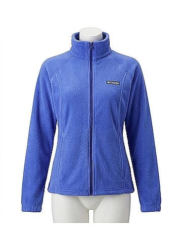 Columbia Benton Springs Full Zip Fleece Jacket in Clematis Blue (view 1)