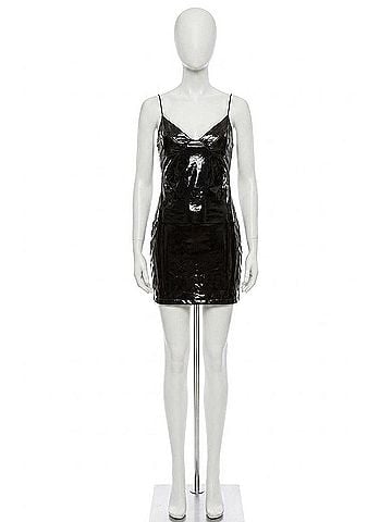 Amanda Uprichard Helaine Mini Dress in Black (view 1)