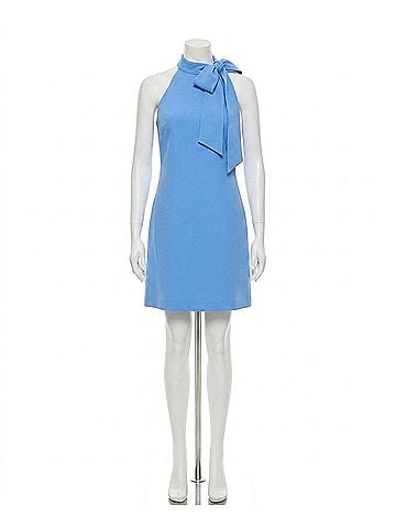 Vince Camuto Women's Halter Neck Dress in Brightblue (view 1)