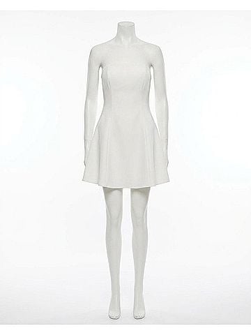 Favorite Daughter Favorite Mini Linen Dress in White (view 2)