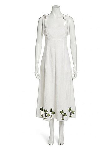 Astr Shaina Midi Dress in White (view 1)