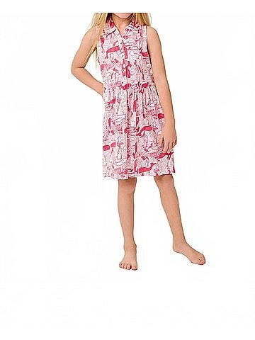 Lilly Pulitzer Mini Arley Dress in Paradise Punch Thar She Blows (view 2)