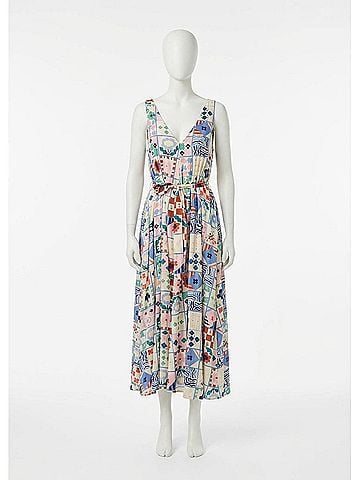 FRNCH Consordia Midi Dress in Mix And Match Print (view 2)