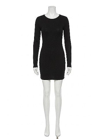 Z Supply Winnie Rib Dress in Black (view 1)