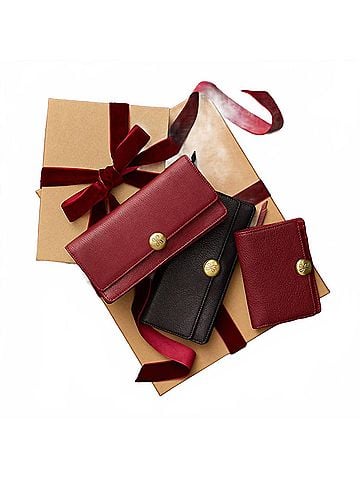Hobo The Original Women's Hutton Large Wallet in Red Dahlia (view 2)