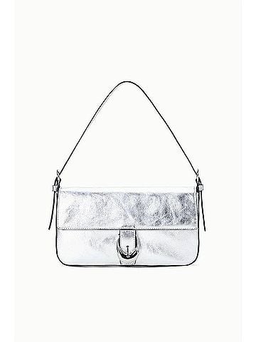 STAUD Women's Harlow Bag in Metallic Silver (view 1)