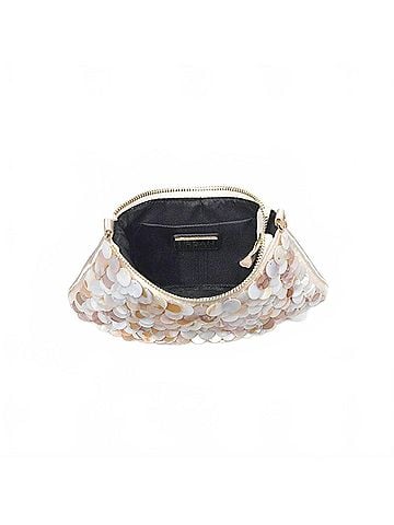 Urban Expressions Women's Opalite Iridescent Disc Evening Bag in Ivory (view 2)