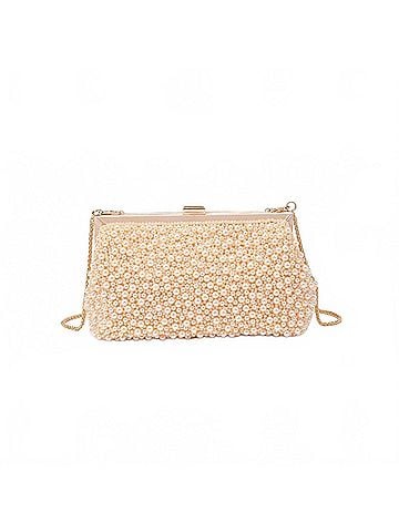 Urban Expressions Women's Samira Beaded Evening Crossbody Bag in Champagne (view 1)