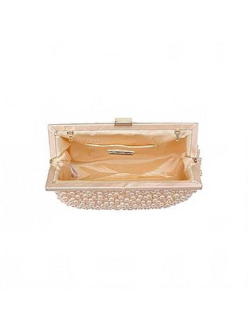 Urban Expressions Women's Samira Beaded Evening Crossbody Bag in Champagne (view 2)
