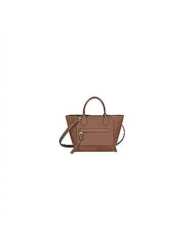 Longchamp Mailbox Soft Porté Bag in Cognac (view 1)