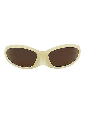 Balenciaga Unisex Shield-Frame Bio Injection Sunglasses in Yellow (view 2)