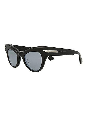 Bottega Veneta Women's Cat Eye-Frame Acetate Sunglasses in Black (view 1)