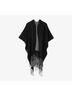 Echo Black Women's Ruana Reversible Wrap in Grey/Black One size - photo 1