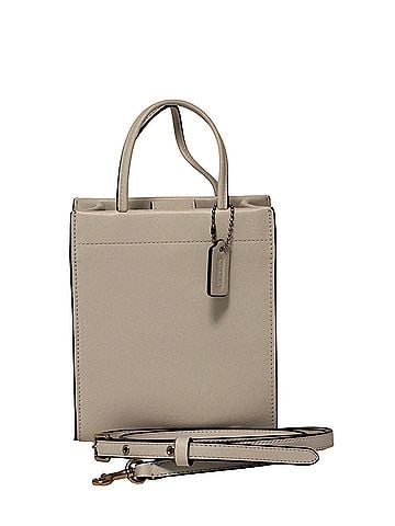 Coach Mini Cashin Tote Leather Tote (view 1)