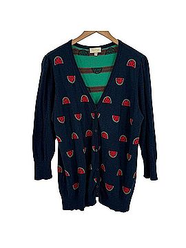 ModCloth Watermelon Print Button Front Cotton Blend Cardigan Cardigan (view 1)