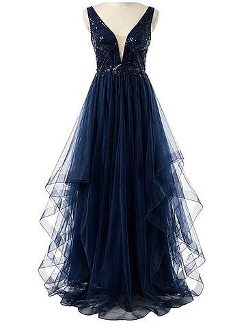 Giffniseti Sequin top long cloud dress Cocktail Dress (view 1)