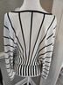 New York & Company Black White Pullover Sweater Size M - photo 4
