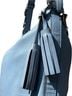 Coach 100% Leather Solid Blue Hobo One size - photo 5