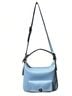 Coach 100% Leather Solid Blue Hobo One size - photo 4