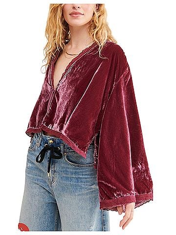 Free People bed jacket Long Sleeve Blouse (view 1)