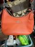 Coach 100% Leather Orange Leather Shoulder Bag One size - photo 7
