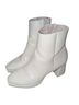 Chinese Laundry White Ankle Boots Size 7 - photo 1