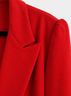 Yohji Yamamoto 100% Wool Red Denim Jacket Size S - photo 6
