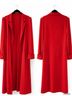 Yohji Yamamoto 100% Wool Red Denim Jacket Size S - photo 9