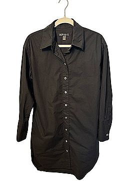 Banana Republic Button-Down Shirt Dress Casual Dress (view 1)
