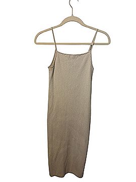 Banana Republic Ribbed Tank Midi Dress Casual Dress (view 2)